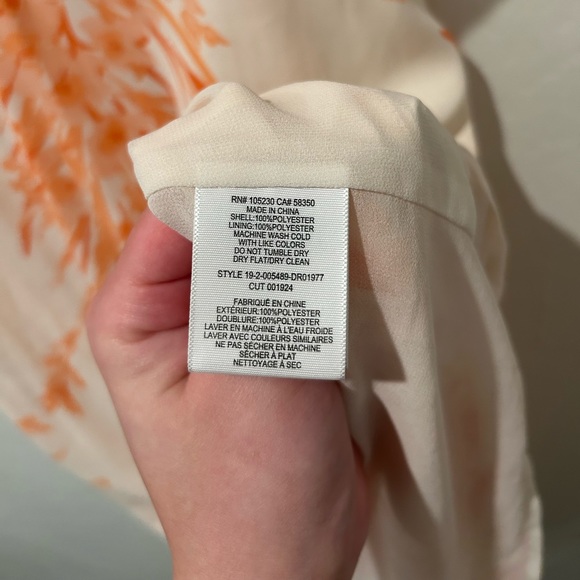 Orange & Cream Joie Aralda Floral Dress - Picture 7 of 8